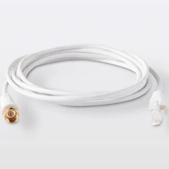 Blyss Câble RJ45 type F Mâle / Mâle blanc Or, 1.5 m