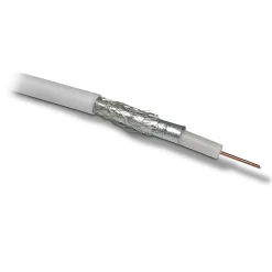 Metronic Câble Et Connectique Tv-Câble TV coaxial bobine 17 VAtC 10 m - blanc