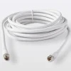 Blyss Câble Et Connectique Tv-Câble type F 3C2V Mâle / Mâle blanc , 5 m