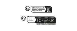 Blyss Câble Et Connectique Tv-Câble type F Mâle / Mâle blanc Doré, 10 m