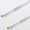 Blyss Câble Et Connectique Tv-Câble type F Mâle / Mâle blanc Doré, 5 m
