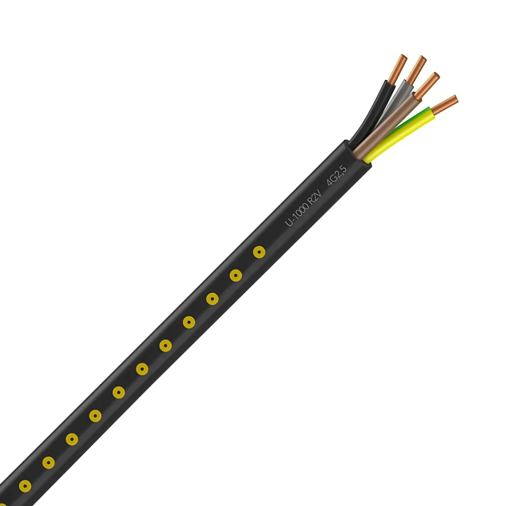 Nexans Câble Et Fil D’Installation-Câble U-1000 R2V 4G 2.5C 50 m