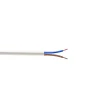 Nexans Câble, Fil Et Cordon D'Alimentation-Câble 2X1,5 mm² H05VVF blanc couronne 5m