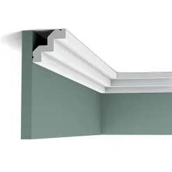 Orac Decor Moulure, Goulotte Et Plinthe-C602 Corniche plafond - 5,5x5x200cm (h x p x L) - Carton complet