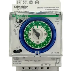 Schneider Electric Cct15365 Schneider - Interrupteur Horaire Programmable Journalier 24h - 96 Commutations - Acti9 Ih