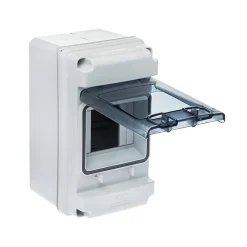 Ide Cdn4g Coffret électrique étanche Pour L'extérieur Ip65 - 4 Modules - Hxlxp 177x102x105mm Ecology