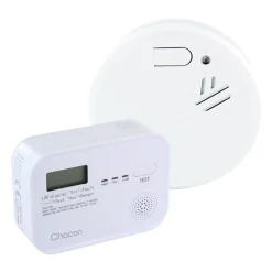 Chacon - Pack Détecteur de fumée + Co Alarm