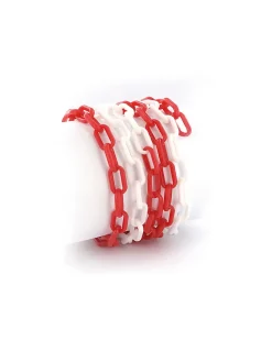 Thirard Chaine de signalisation 6mm x 2,5m, rouge/blanc -