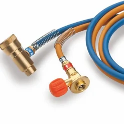 Kemper Chalumeau Bi-Gaz Oxygene Propane Tuyau 1.5 m Connection M10 Soudo brasure
