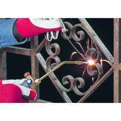 Kemper Lampe À Souder-Chalumeau Bi-Gaz Oxygène Propane Pro 3300-C : Kit Complet Soudage & Brasage, Coupe Acier 5 mm, Détendeurs, Manomètres