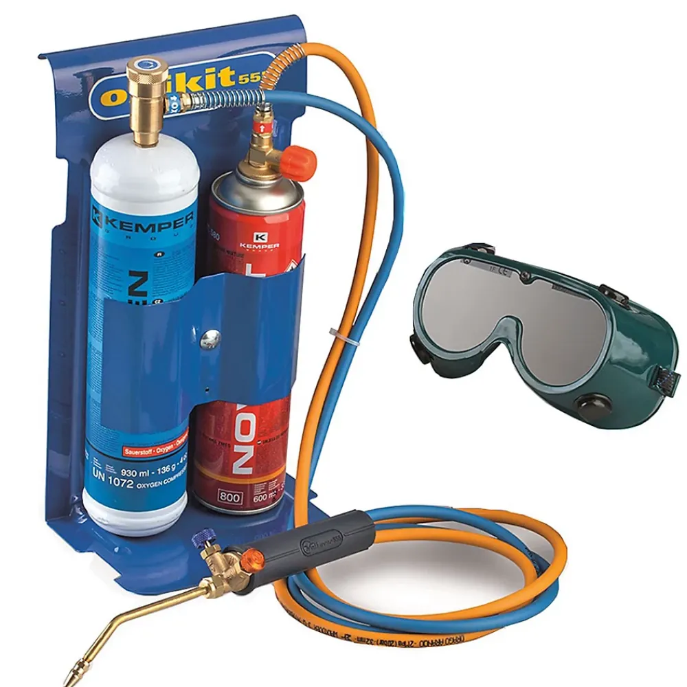 Kemper Chalumeau BI GAZ professionnel Oxygène Butane/Propane Soudure Découpe métal