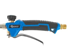 Importdistrib Lampe À Souder-Chalumeau gaz Charpentier 60mm PROFI - 70 cm Tuyau 5 m Réducteur Inclus