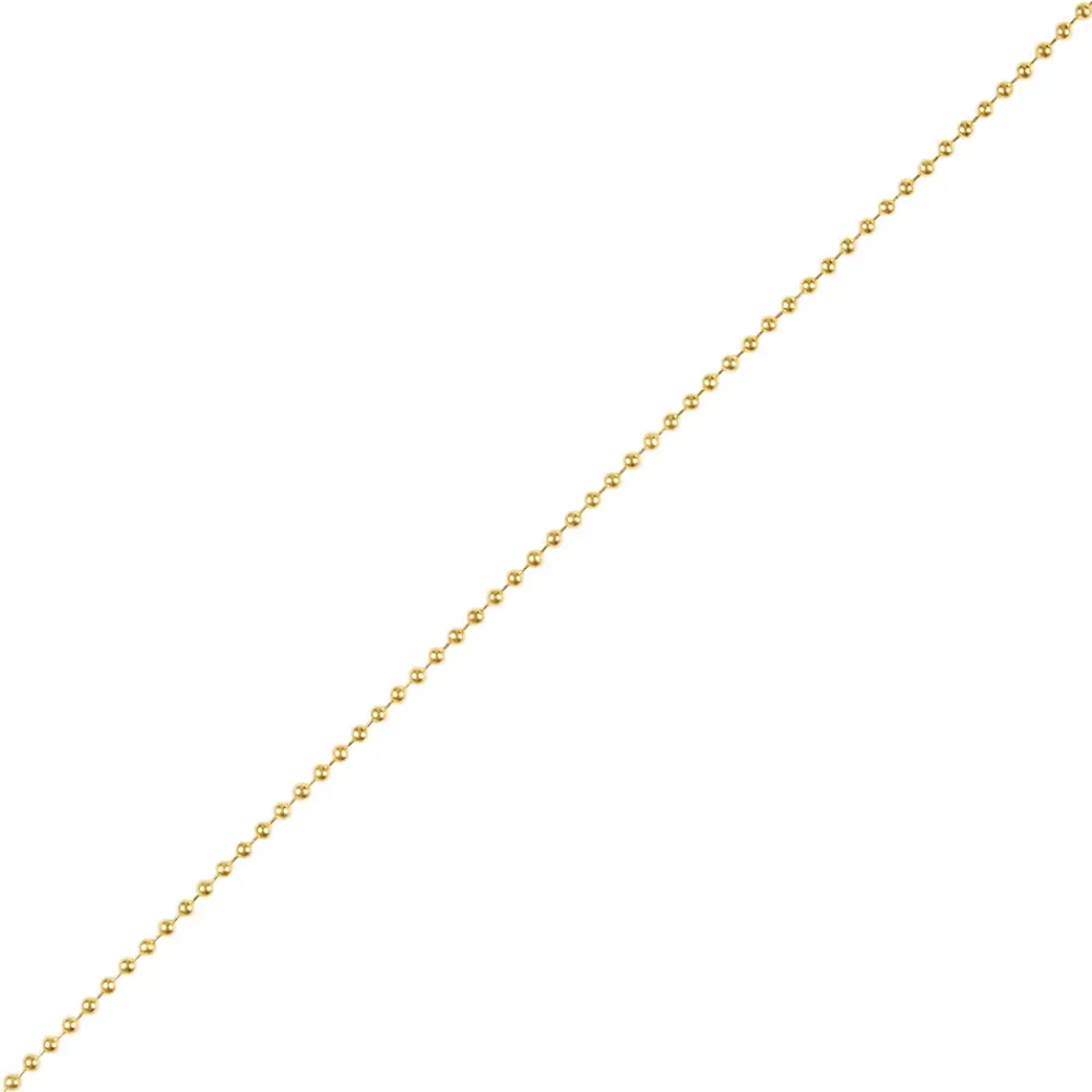 Diall Chaîne-Chaîne boule en laiton ø2 mm, 2.5 m