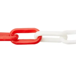 Diall Chaîne-Chaîne de signalisation rouge et blanche ø6 mm x 10 m