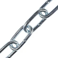Diall Chaîne maille courte ø8 mm, vendue au mètre linéaire