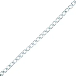 Diall Chaîne-Chaîne non soudée nouée en acier ø5 mm, 2.5 m