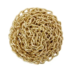 Diall Chaîne-Chaîne non soudée nouée en acier laitonée ø2 mm, 2.5 m