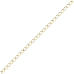 Diall Chaîne-Chaîne non soudée nouée en acier laitonée ø2 mm, 2.5 m