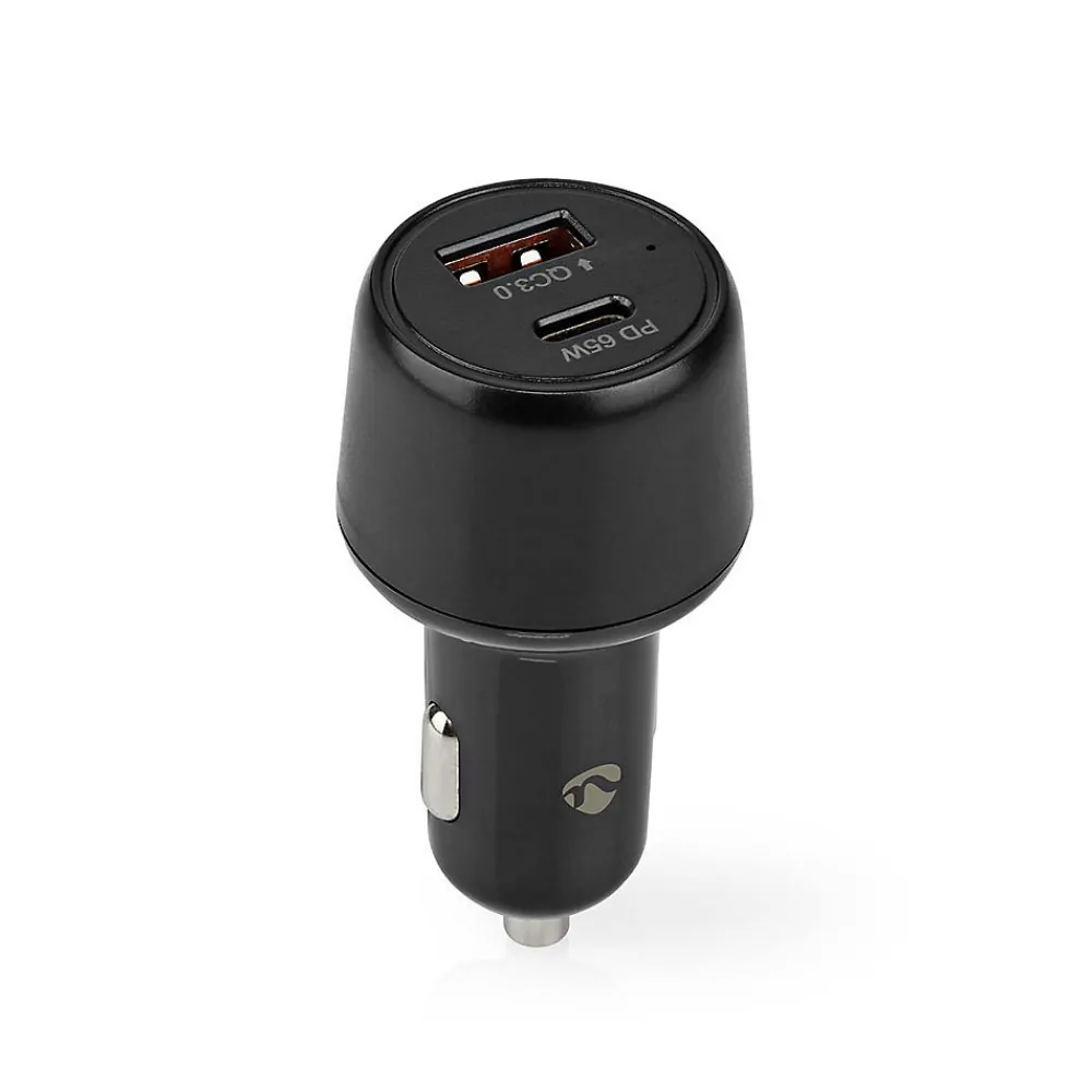Nedis Transformateur, Convertisseur Et Chargeur Usb-Chargeur allume cigare USB / 1x USB-C