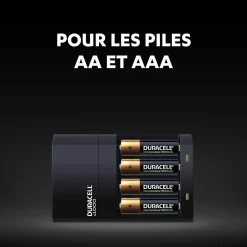 Duracell Chargeur De Pile|Pile C-Chargeur de pile AA / AAA + 4 piles (2xAA + 2xAAA)