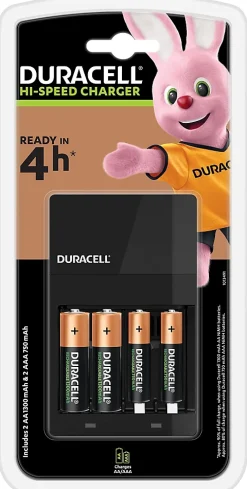 Duracell Chargeur De Pile|Pile C-Chargeur de pile AA / AAA + 4 piles (2xAA + 2xAAA)