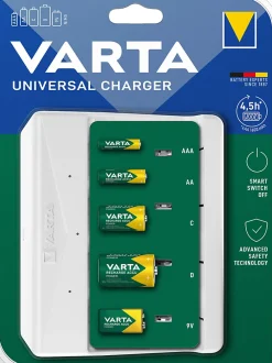 Varta Chargeur de pile AA/ AAA/ C/ D/9V