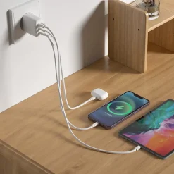 GAO Chargeur Et Câble Usb-Chargeur rapide 65W double port USB-A et USB-C