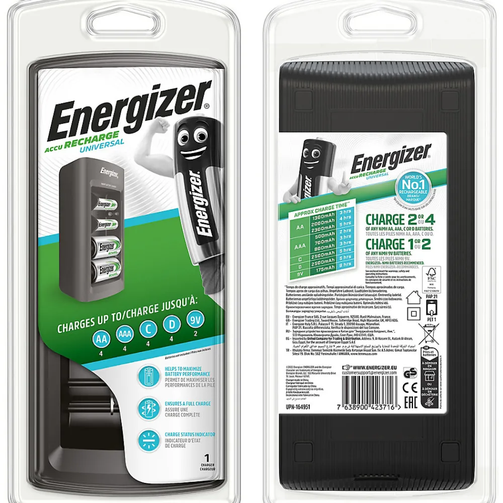 Energizer Chargeur De Pile-Chargeur universel 9 - 12 V