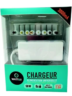 Watt & Co Chargeur universel 3000 mA