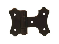 Afbat Charnière intermédiaire broche sertie - acier noir