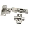 Diall Charnière invisible clipsable acier nickelé pour porte à recouvrement Ø35 mm 110°, lot de 2