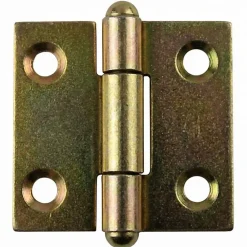QCL Charnière D'Ameublement-2 charnières démontables acier bichromaté Diall 40 x 40 mm