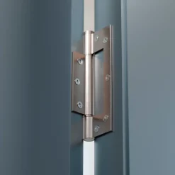 Hardwarexchange Ferme-Porte-Charnière simple action à ressort, 150X40 mm, en acier inox 304 satinée posée totalement en applique