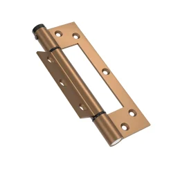 Hardwarexchange Ferme-Porte-Charnière simple action à ressort, 150X30 mm, aluminium anodisée bronze posée totalement en applique, a lame centrée.