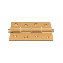 Hardwarexchange Ferme-Porte-Charnière simple action à ressort, 120X40 mm, en aluminium anodisée or, pour porte de 40 mm