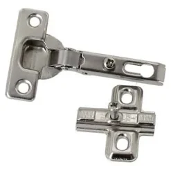 Diall Charnière D'Ameublement-2 charnières invisibles key hole recouvrable acier nickelé Ø26 mm 92°