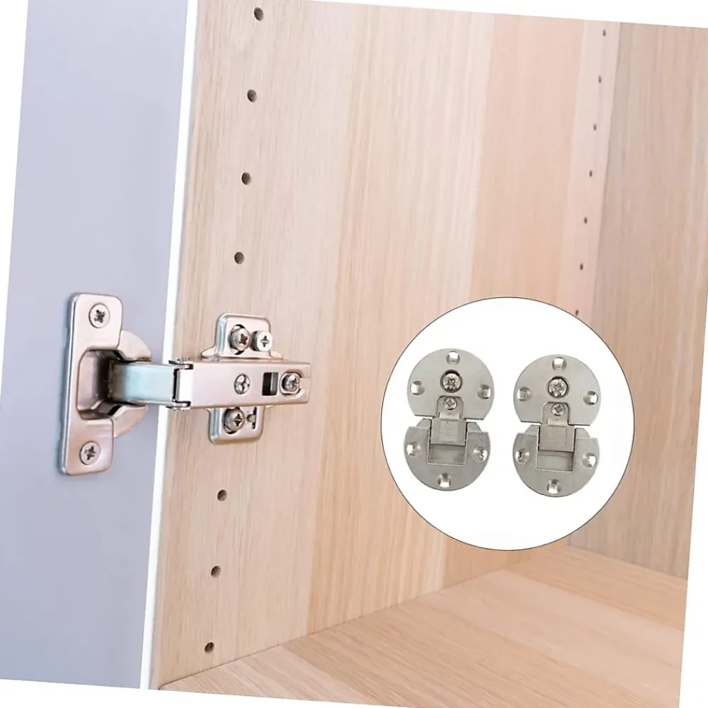 Deko 4 charnières pliantes, charnières de table pliantes, charnières pliantes à cadre métallique, charnières d'armoire