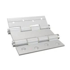 Hardwarexchange Ferme-Porte-Charnière va et vient à ressort, 120X40 mm, en aluminium anodisée argent, pour porte de 40 mm.