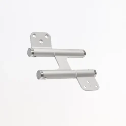 Hardwarexchange Ferme-Porte-Charnière va et vient à ressort, 120X35 mm, mouvement 180 degrés, en aluminum anodisée argent, posée totalement en applique,