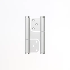Hardwarexchange Ferme-Porte-Charnière va et vient à ressort, 120X35 mm, mouvement 180 degrés, en aluminum anodisée argent, posée totalement en applique,