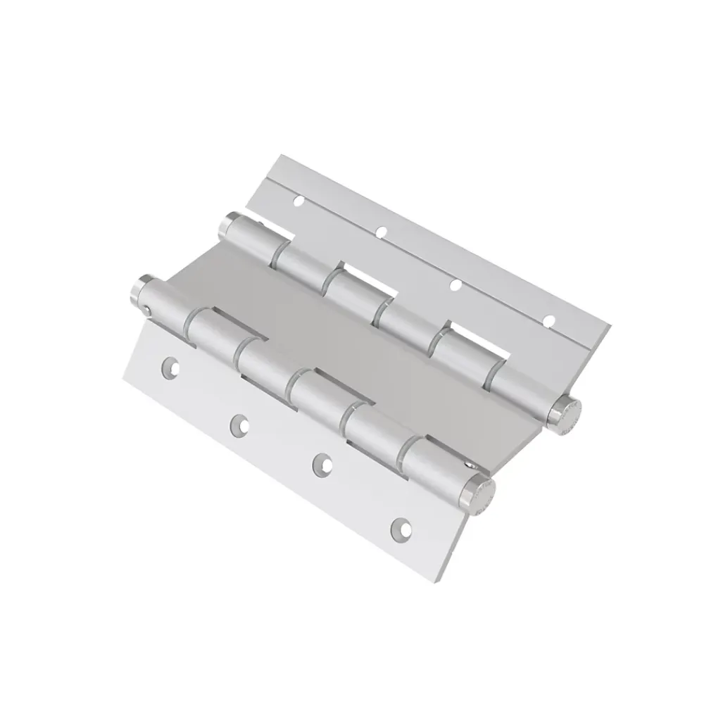 Hardwarexchange Charnière va et vient à ressort, 180X40 mm, en aluminium anodisée argent, pour porte de 40 mm.