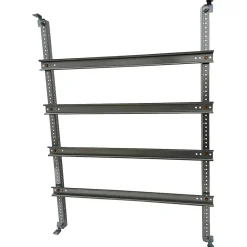 ABB Porte Et Cache Tableau Électrique-Chassis Modulaire 112 Modules Pour Coffret Polyester Aria 86 - 5 Rangées De 2x 18 Modules