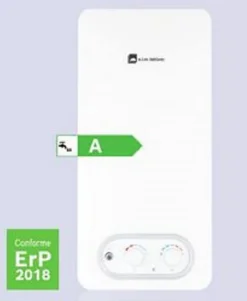 Elm Leblanc Chauffe-Eau Gaz-chauffe-bain ONDEA hydropower bas nox LC9 PVHDN -gaz nat affichage digital