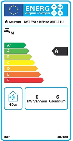 Ariston Chauffe-Eau Gaz-Chauffe-eau gaz instantané Fast Evo X 11 - gaz naturel