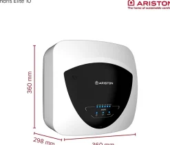 Ariston Chauffe-Eau Ariston-Chauffe-eau électrique Andris Elite WiFi 10 L sous-évier 2000 W