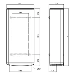 Ariston Chauffe-eau électrique - - Velis Pro - 45L