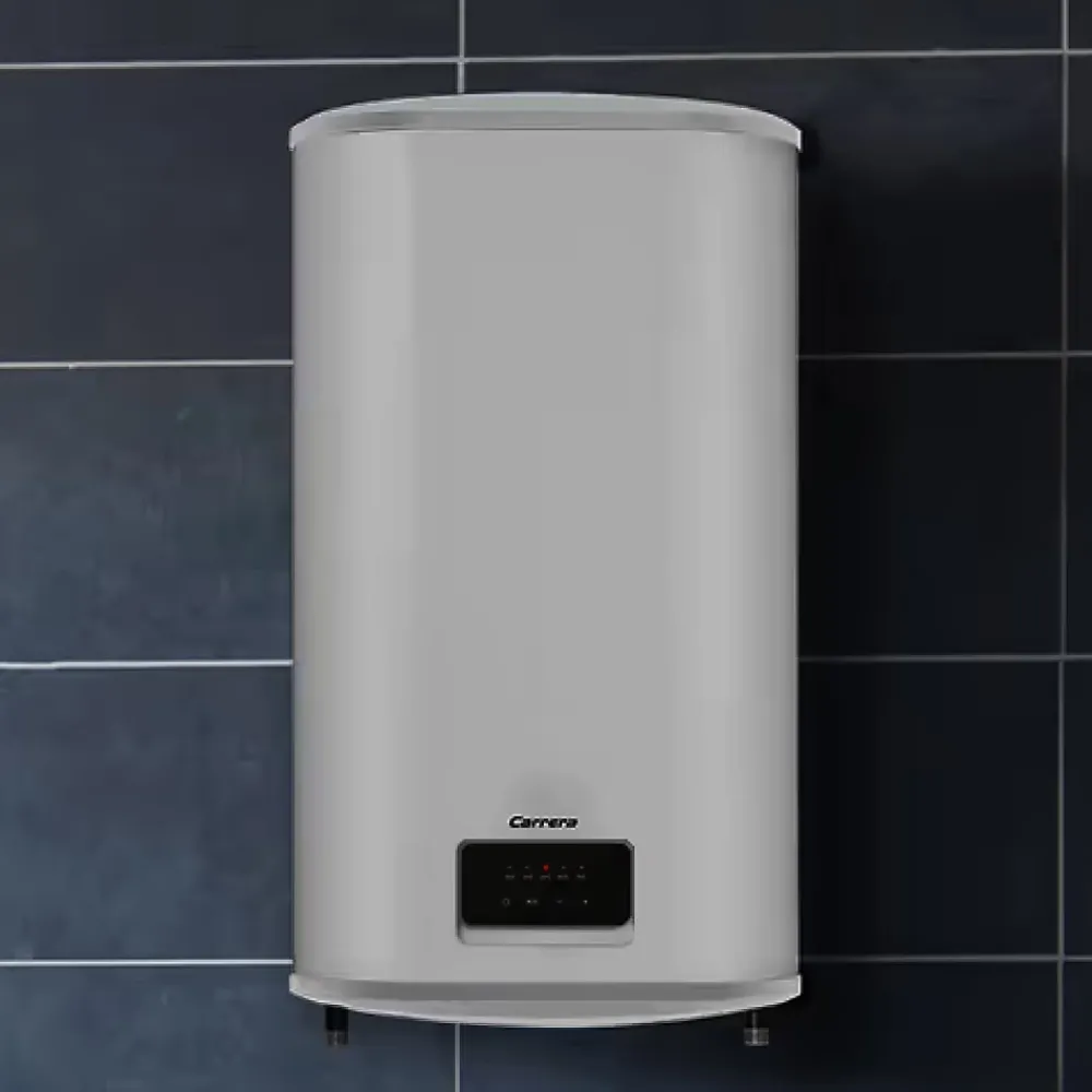 Carrera Chauffe-eau électrique plat alu brossé L
