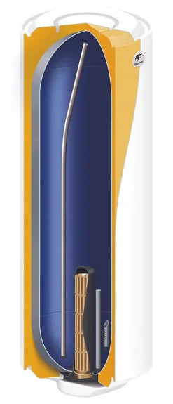 Thermor Chauffe-eau électrique STEATIS (300L) - Hauteur: 1,78 m - Capacité 300 L - Blanc - Classe énergétique : C