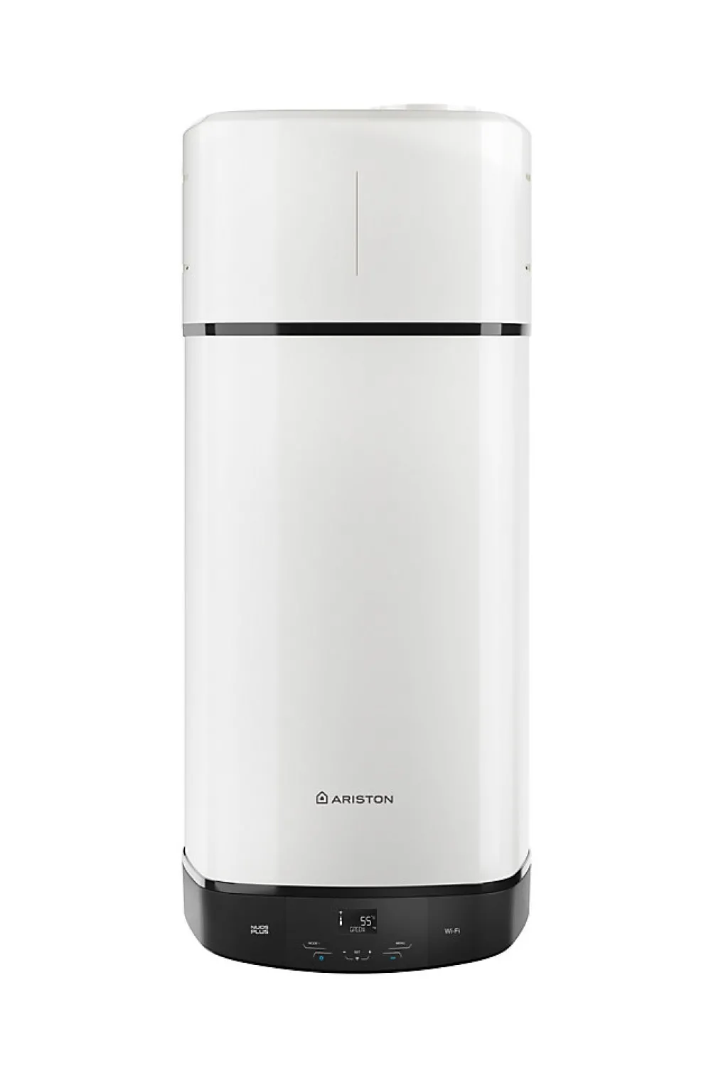 Ariston Chauffe-Eau Thermodynamique|Chauffe-Eau Ariston-Chauffe-eau électrique thermodynamique connecté anode magnésium Nuos Plus S2 150L 4 personnes blanc