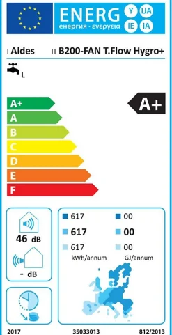 Aldes Chauffe-Eau Thermodynamique-Chauffe-eau Thermodynamique T.Flow Hygro+